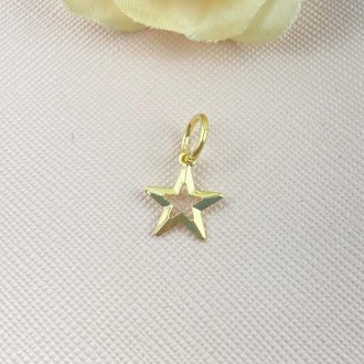 Detalhes do produto Pingente Estrela Vazada Folheado a Ouro 18K