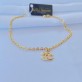 Pulseira Pingente Chanel Folheado Ouro 18K - Foto 1